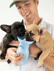     Springer-gourde-distributeur-eau-voyage-chien-bleu