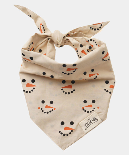    The-Paws-bandana-pour-chien-bonhomme-de-neige