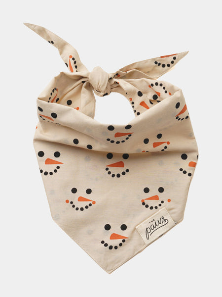    The-Paws-bandana-pour-chien-bonhomme-de-neige