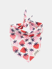    The-Paws-bandana-pour-chien-fraise