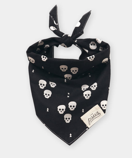 The-Paws-bandana-pour-chien-tete-de-mort