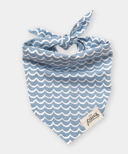 The-Paws-bandana-pour-chien-vague