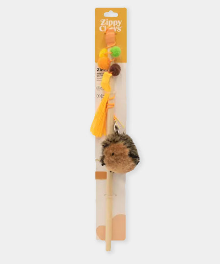       ZippyClaws-jouet-pour-chat-chaton-herbe-a-chat-canne-herisson