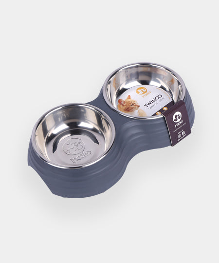 inooko - gamelle double design pour chat