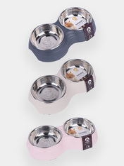 inooko - gamelle double design minimaliste pour chat