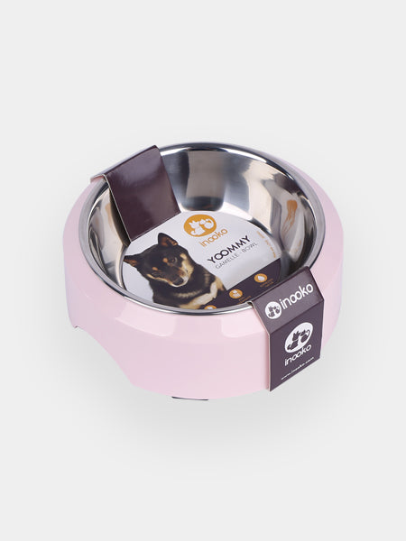 inooko - Gamelle design rose pour chien