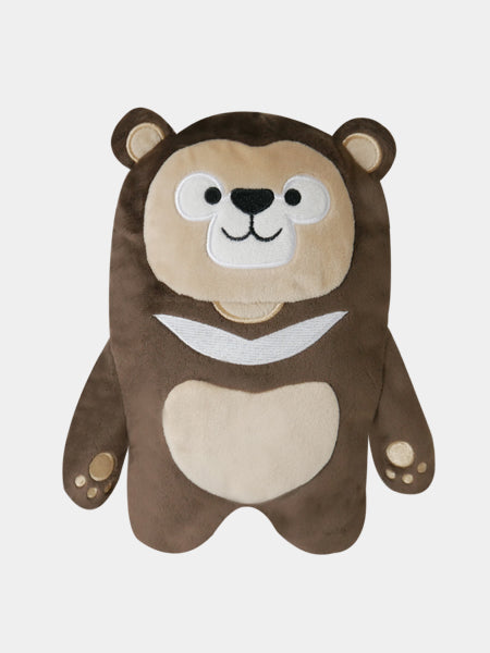 inooko - peluche ours eco friendly resistante originale pour chien
