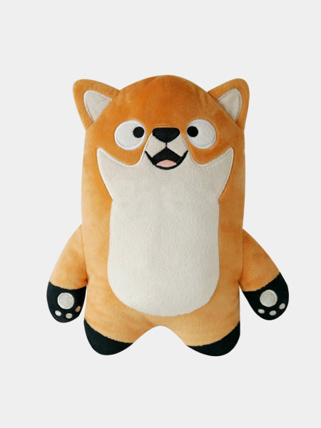 inooko - peluche renard eco friendly resistante originale pour chien