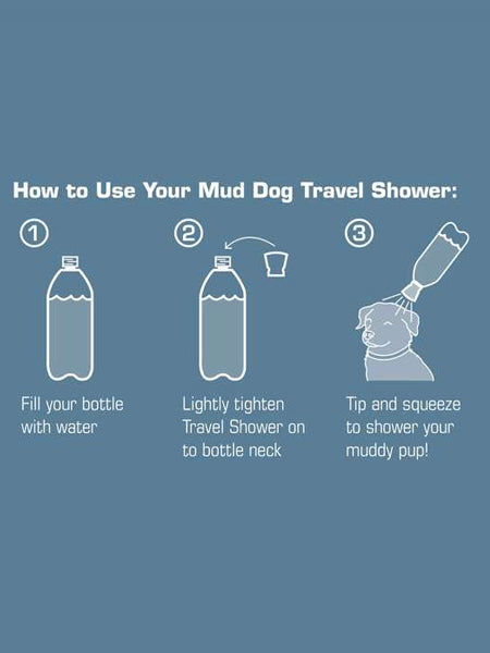 Douche de voyage pour chien