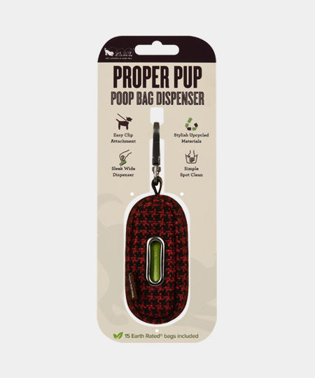 pet-play-distributeur-sac-a-crottes-tweed-noir-rouge