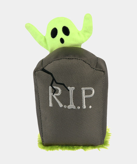 pet-play-peluche-chien-halloween-tombe-fantome