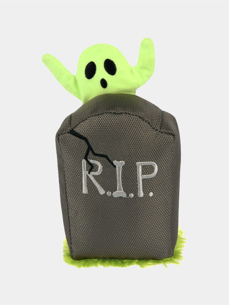 pet-play-peluche-chien-halloween-tombe-fantome