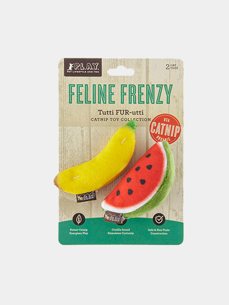 petplay Jouet pour chat à l'herbe a chat biologique fruits