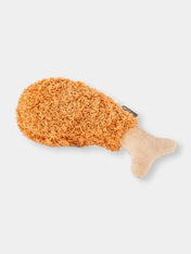 Peluche pour chien poulet frit pet play