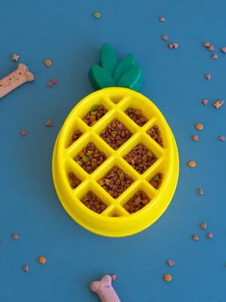       zippy-paws-gamelle-anti-glouton-pour-chien-ananas