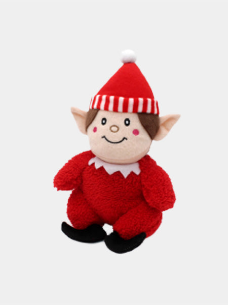        zippy-paws-peluche-pour-chien-Holiday-Cheeky-Chumz-Red-Elf