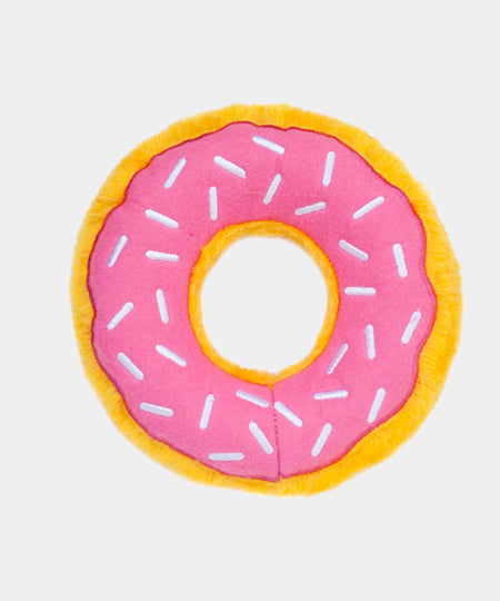 zippy-paws-peluche-pour-chien-donut-fraise