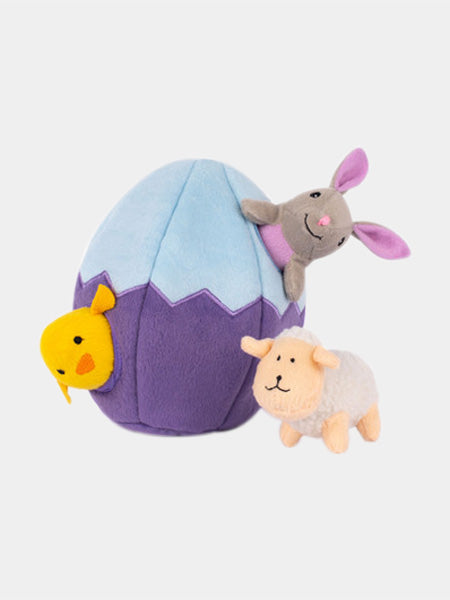        zippy-paws-peluche-pour-chien-occupation-oeuf-de-paque